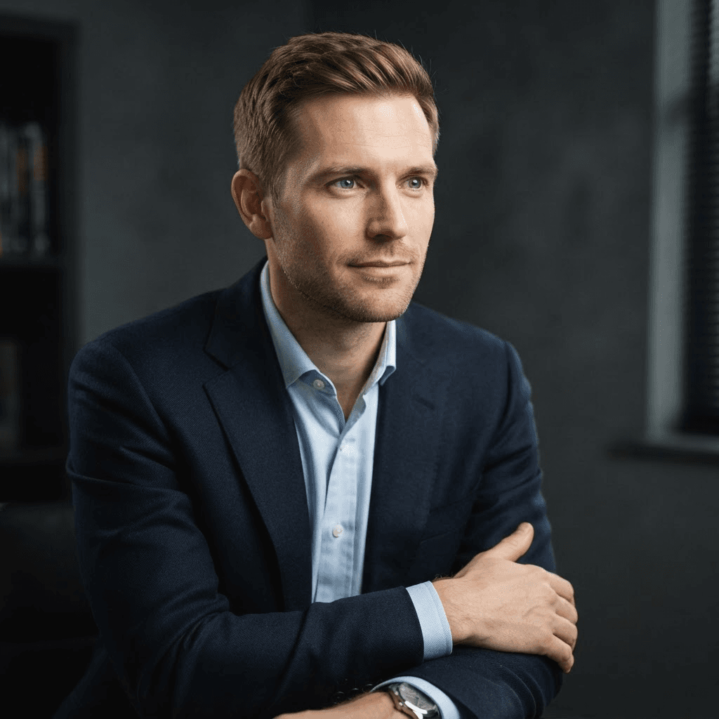 Portrait of Marcus Fenwick, Regulatory Correspondent