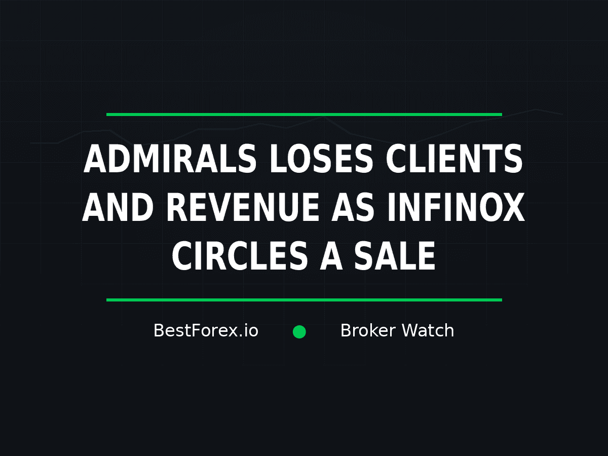 Admirals loses clients and revenue while INFINOX considers a sale — BestForex.io Broker Watch