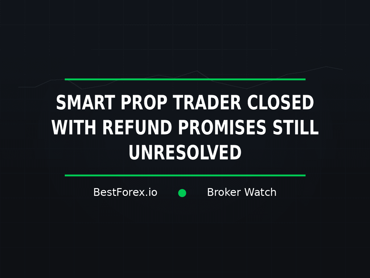 Smart Prop Trader closure and unresolved refund promises — BestForex.io Broker Watch