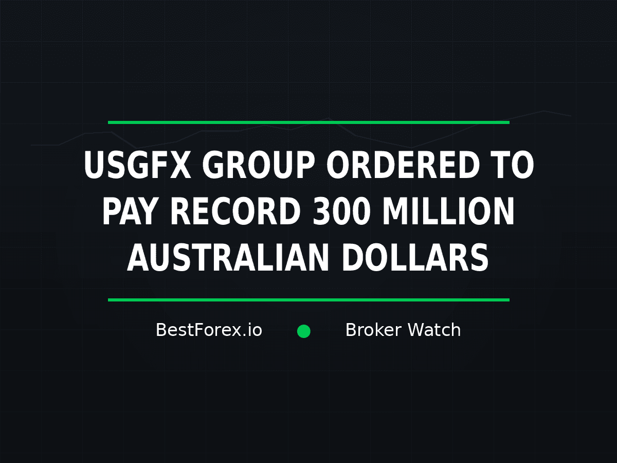 USGFX group ordered to pay record 300.2 million Australian dollars — BestForex.io Broker Watch
