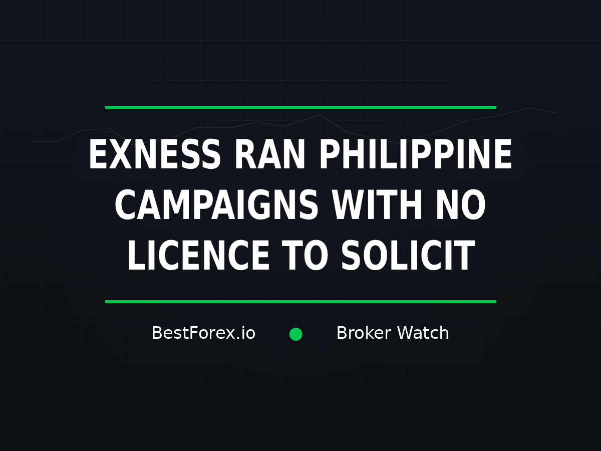 Philippine SEC warning about Exness solicitation without local registration — BestForex.io Broker Watch