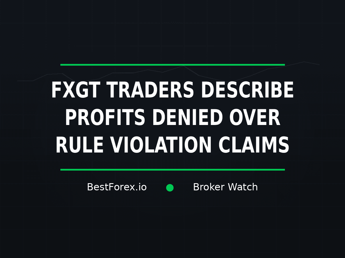 FXGT traders allege profits denied over disputed rule-violation claims — BestForex.io Broker Watch