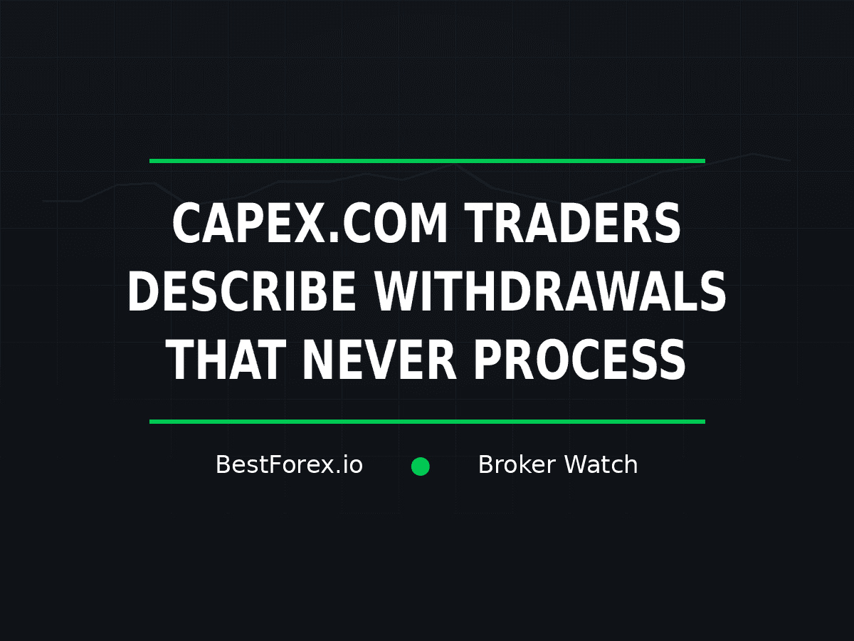 CAPEX.com traders allege withdrawal requests fail to process — BestForex.io Broker Watch