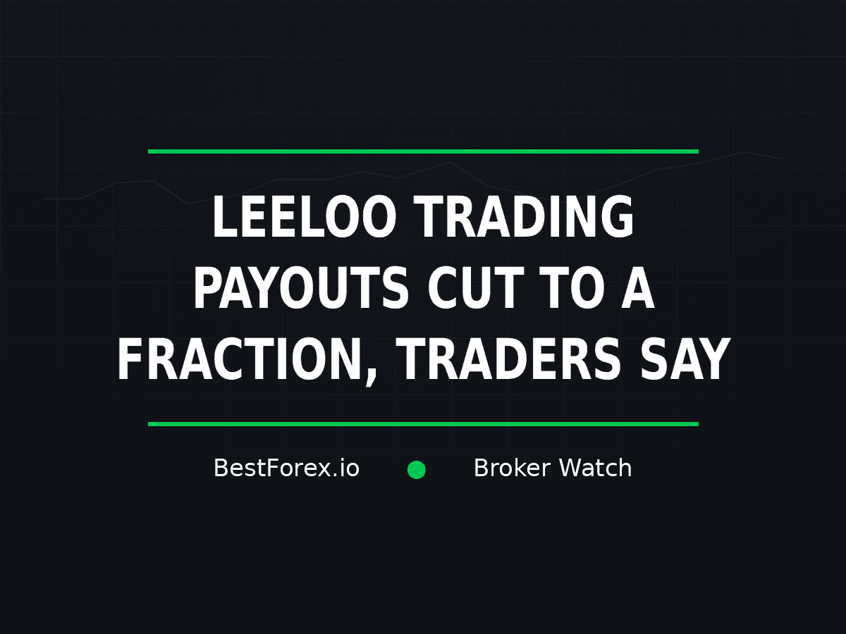Leeloo Trading traders allege payouts were cut to a fraction under disputed consistency rules — BestForex.io Broker Watch