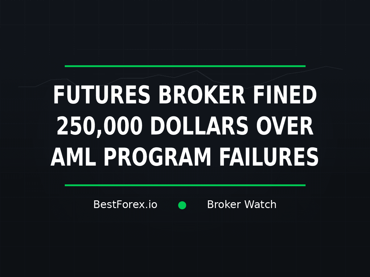 NFA fined NinjaTrader Clearing 250,000 dollars over anti-money-laundering and supervisory failures — BestForex.io Broker Watch