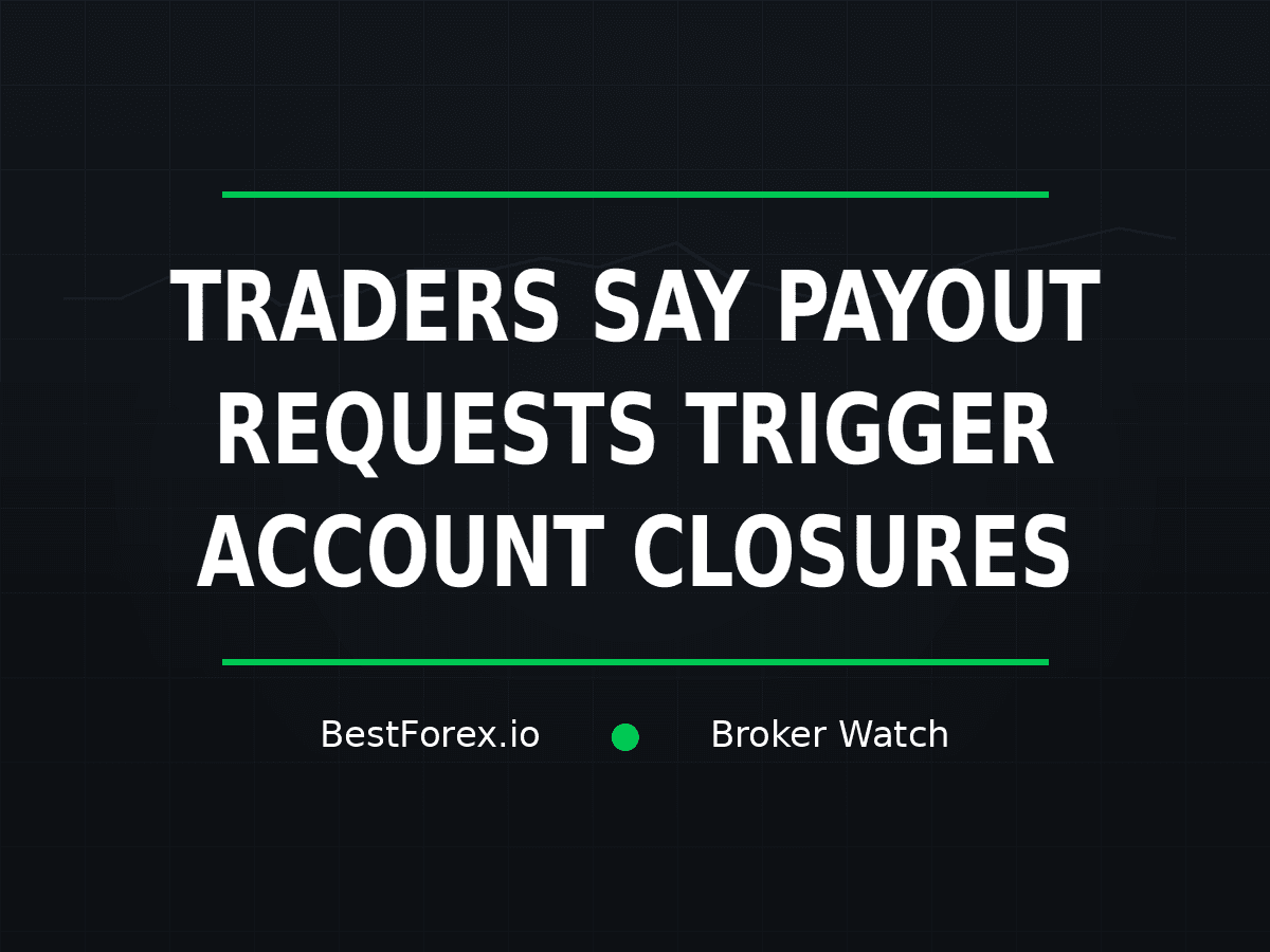 IC Funded traders say payout requests triggered account closures — BestForex.io Broker Watch