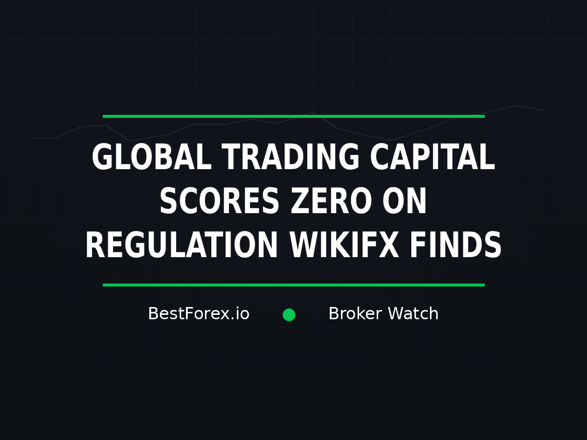 Global Trading Capital WikiFX risk score and regulatory index — BestForex.io Broker Watch