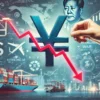 Chinese Yuan Declines Amid Economic Slowdown and Trade Tensions
